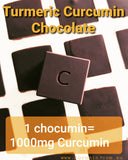 Chocumin-Belgium Dark chocolate infused with refined turmeric curcumin -  30pce