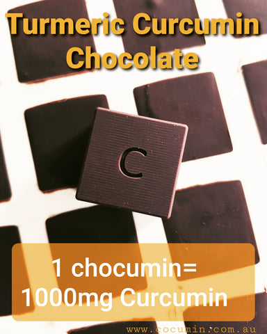 Chocumin-Belgium Dark chocolate infused with refined turmeric curcumin -  30pce