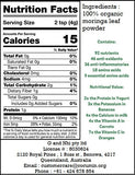 Organic MORINGA powder - 100% from fresh leaf -85g